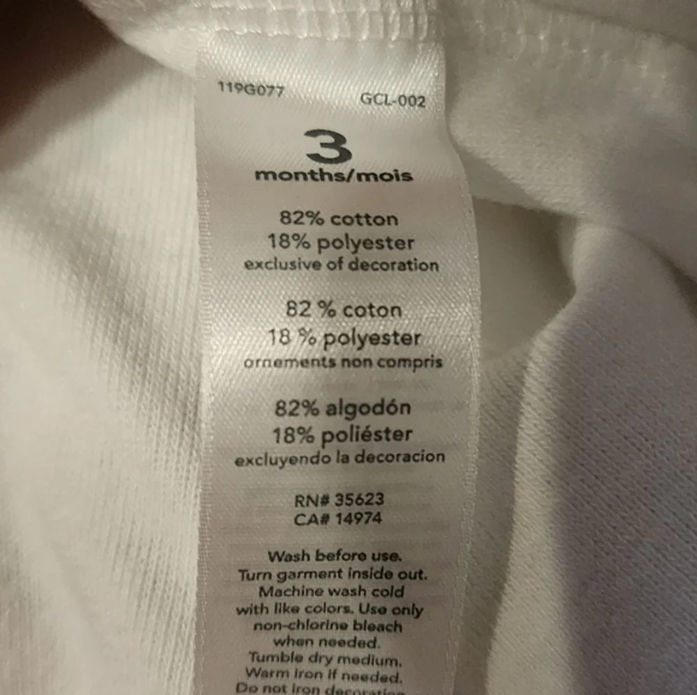 Carter's Coverup Hooded Swim Beach‎ Bathrobe White 3 Months A351